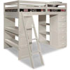 White Loft Bed