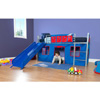 Boys Twin Loft Bed with Slide 22252216(WFS)