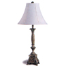 Antique Finish Table Lamp With Fabric Shade 1180 (CO)
