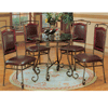 Dark Distress Dining Table Set 120151/2 (CO)