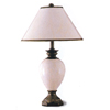 White Marble Finish Table Lamp 1955 (CO)