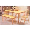 5-Piece Natural Finish Dinette Set 2247N (A)