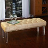 Leona Bench with Acrylic Legs 2319287(OFS)