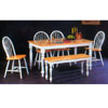 5-Piece Natural/White Finish Dinette Set 2436NW (A)