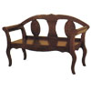 Walnut Love Bench 2469WN (ITM)