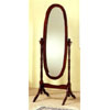 Bevelled Cheval Mirror In Cherry Finish 3001 (CO)
