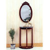 Cherry Finish Console Table With Marble Top 3312 (CO)