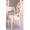 White Wash Finish Arm Chair 3517A (IEM)