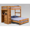 Twin/Full Loft Bed with Desk 4973 (PC)