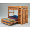 Twin/Full Loft Bed w/Ten Drawer Chest 4977 (PC)