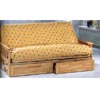 Natural Finish Mission Style Futon  And Drawer Set 4837(CO)