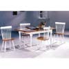 5-Pc Natural/White Dinette Set 4098/4517 (CO)