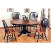 5-Pc Dark Oak And Green Dinette Set 4197-84A (CO)