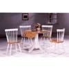 5-Pc White/Natural Dinette Set 4241/4517 (COu)