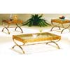 Antique Brass Hand Bush Coffee Table Set 4242MX (IEM)