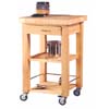 Butcher Block Work Island 43477NAT-01-KD-U (LN)