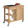 Bamboo Kitchen Island with Granite Top 44015BMB-01-KD-U (LN)