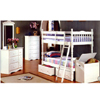 Twin/Twin Spindle Bunk Bed Set 4520WHT (ML)