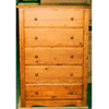 Ponderosa Hone Pine 5-Drawer Chest 4535_ (ML)