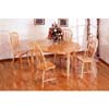 5-Pc All Natural Round Dinette Set 4866/4189A (CO)