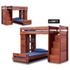 Twin Staircase Loft Bed With Staircase 49072(PC)