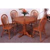 5-Pc Oak Finish Dining Set 5245/76A (CO)