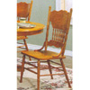 Solid Oak Double Press Back Side Chair 5275AN (CO)