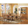 Oak Veneer Double Pedestal Dining Table 5396N (CO)