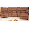Microfiber Fabric Home Theatre Seating 5560 (A)