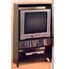 Black Finish Entertainment Center With CD Rack 6006 (CO)