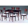 5-Piece Walnut Finish Solid Wood Dinette Set 625 (IEM)