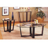 3-Pc Black Finish Occasional Set 700275 (CO)