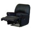 Black Leather MAtch Chaise Recliner 7373BLK (CO)