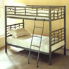 Twin/Twin Dark Silver Finish Bunk Bed 7395(CO)