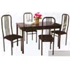 5-Pc Marble Polyester Dining Set 780-321/60 (WD)