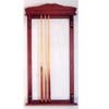 Deluxe Mahogany Wall Cue Rack 804F (TE)