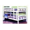 Twin/Twin White Bunkbed 9016(LN)