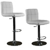 Air Lift Adjustable Swivel Bar Stool Set of 2 9101_(KBFS)