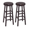 Solid Wood Swivel Bar Stools Set Of 2 92794(AZFS)