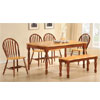 5-Pc Chestnut/Oak Dinette Set 9371/9314 (WD)