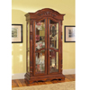 Solid Birch Wood Curio Cabinet in Rich Cherry 950102(CO)