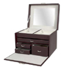 Jewelry Box with Handle -  Faux Leather 960_(OI)