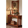 Mission Oak Console And Mirror 993-289 (PW)