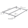 Metal Bed Frame ADA-3456(WH)