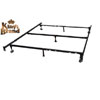 7-Leg Heavy Duty Adjustable Metal Queen Size Bed Frame B9003