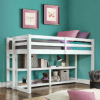 Loft Storage Bed Spacious Storage Shelves (WFS)