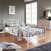 LexMod Country Cottage Iron Twin Bed Frame EEI-799(AZFS)