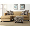 Microfiber Sectional Sofa - Khaki F7184(PX)