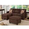 3-Pc Sectional Sofa - Chocolate F7661 (PX)