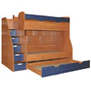 Custom Made Loft Bed With Stairs G-_50/Trundle (VF)